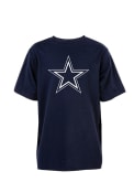 Dallas Cowboys Youth Navy Blue Youth Logo Premier T-Shirt