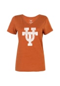 Texas Longhorns Womens Dis UT Interlock T-Shirt - Burnt Orange