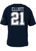Ezekiel Elliott Dallas Cowboys Youth Name and Number T-Shirt - Navy Blue