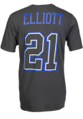 Ezekiel Elliott Dallas Cowboys Grey Name and Number Player Tee