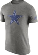 Dallas Cowboys Grey Historic Logo Tee