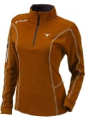 Columbia Texas Longhorns Womens Shotgun Burnt Orange 1/4 Zip Pullover