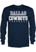 Dallas Cowboys Youth Navy Blue Practice T-Shirt