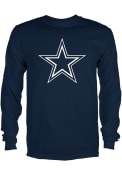 Dallas Cowboys Navy Blue Logo Premier Tee
