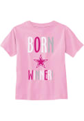 Dallas Cowboys Infant Girls Rascal Short Sleeve T-Shirt Pink