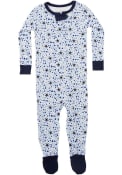 Dallas Cowboys Baby Dobbin Navy Blue Dobbin One Piece Pajamas