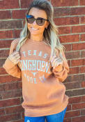 Texas Longhorns Womens Grifter Crew Sweatshirt - Burnt Orange