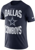 Dallas Cowboys Property Of T Shirt - Navy Blue
