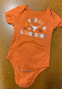 Texas Longhorns Baby Burnt Orange Blitzen One Piece