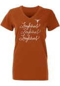Texas Longhorns Womens Evalin T-Shirt - Burnt Orange