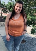 Texas Longhorns Womens Burnt Orange Saphira Tank Top