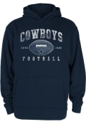 Dallas Cowboys Youth Navy Blue Robbie Hooded Sweatshirt