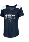 Dallas Cowboys Womens Summers T-Shirt - Navy Blue