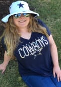 Dallas Cowboys Womens Kathy T-Shirt - Navy Blue