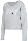 Dallas Cowboys Womens Winona Crew Sweatshirt - Grey