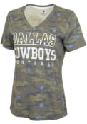 Dallas Cowboys Womens Atria T-Shirt - Green