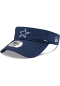 Dallas Cowboys New Era 2020 Training Adjustable Visor - Navy Blue