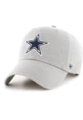 Dallas Cowboys 47 Clean Up Adjustable Hat - Grey