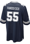 Leighton Vander Esch Dallas Cowboys Nike Road Game Football Jersey - Navy Blue