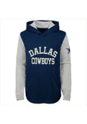 Dallas Cowboys Youth Navy Blue The Legend Hooded Sweatshirt