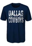 Dallas Cowboys Youth Ground Control T-Shirt - Navy Blue
