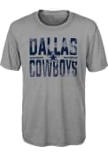 Dallas Cowboys Youth Grey Ground Control T-Shirt