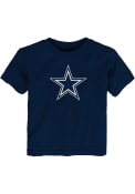 Dallas Cowboys Toddler Primary Logo T-Shirt - Navy Blue