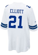 Ezekiel Elliott Dallas Cowboys Nike Home Game Football Jersey - White