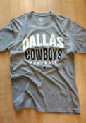 Dallas Cowboys 47 Track Down Club T Shirt - Grey