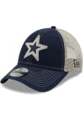 Dallas Cowboys New Era Rugged 9FORTY Adjustable Hat - Navy Blue
