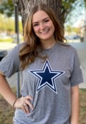 Dallas Cowboys New Era Stadium Logo T Shirt - Grey
