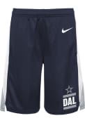 Dallas Cowboys Youth Nike Fan Gear Shorts - Navy Blue
