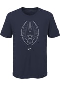 Dallas Cowboys Boys Nike Football Icon T-Shirt - Navy Blue