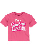 Dallas Cowboys Infant Girls Team Girl T-Shirt - Pink