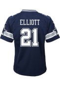 Ezekiel Elliott Dallas Cowboys Boys Nike Game Football Jersey - Navy Blue