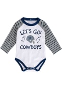 Dallas Cowboys Infant Touchdown Top and Bottom - Navy Blue