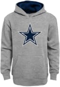 Dallas Cowboys Youth Prime Hooded Sweatshirt - Grey