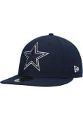 Dallas Cowboys New Era Basic 59FIFTY Fitted Hat - Navy Blue