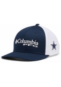 Dallas Cowboys Youth Columbia 2T PFG Mesh Adjustable Hat - Navy Blue