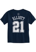 Ezekiel Elliott Dallas Cowboys Infant Nike NN T-Shirt - Navy Blue