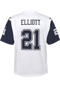 Ezekiel Elliott Dallas Cowboys Youth Nike Game Football Jersey - White