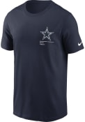 Dallas Cowboys Nike TEAM INCLINE T Shirt - Navy Blue