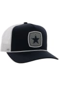 Dallas Cowboys Hooey Star Patch Rope Trucker Adjustable Hat - Navy Blue