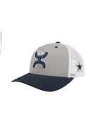 Dallas Cowboys Hooey 3T Trucker Adjustable Hat - Grey
