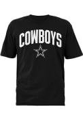 Dallas Cowboys Hearten Arch T Shirt - Black