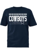 Dallas Cowboys River T Shirt - Navy Blue
