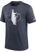 Dallas Cowboys Nike LOCAL TRIBLEND Fashion T Shirt - Navy Blue