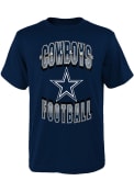 Dallas Cowboys Youth Forward Progress T-Shirt - Navy Blue