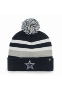 Dallas Cowboys 47 State Line Cuff Pom Knit - Navy Blue