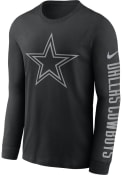 Dallas Cowboys Nike REFLECTIVE T Shirt - Black